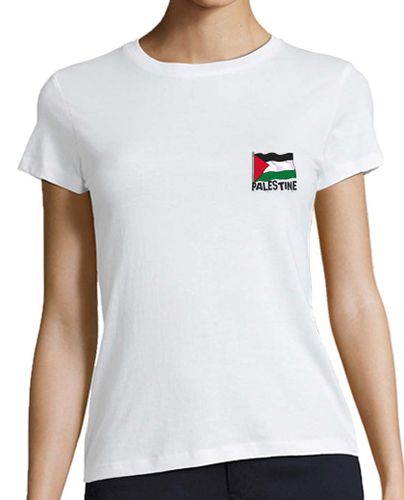 Camiseta mujer Bandera de Palestina - latostadora.com - Modalova