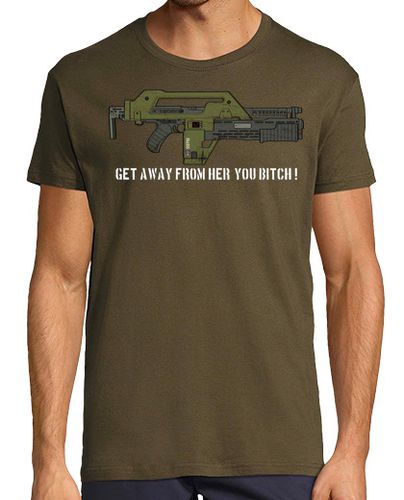 Camiseta Aliens M41A - Get away from her, Bitch Marines Coloniales - latostadora.com - Modalova