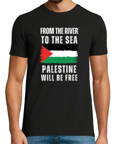 Camiseta del río al mar palestina será libre laTostadora - latostadora.com - Modalova