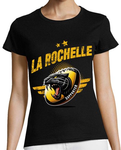 Camiseta mujer apoyo rugby la rochelle - latostadora.com - Modalova