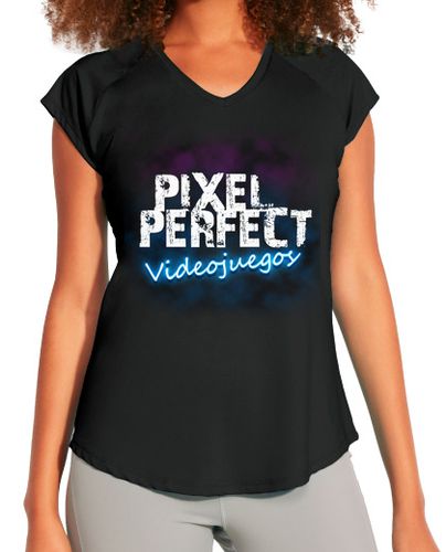 Camiseta Mujer Deportiva Camiseta Pixel Perfect Videojuegos chica laTostadora - latostadora.com - Modalova