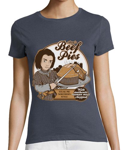 Camiseta mujer Arya's Beef Pies - latostadora.com - Modalova