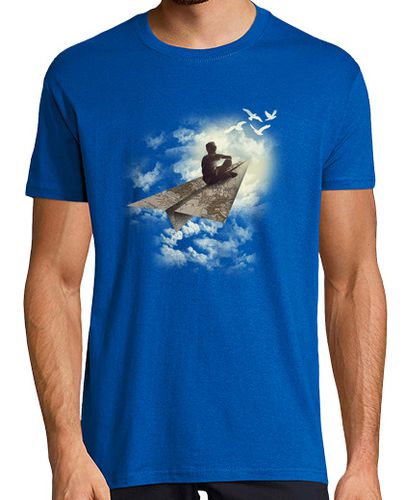 Camiseta Hombre Manga Corta avión de papel laTostadora - latostadora.com - Modalova