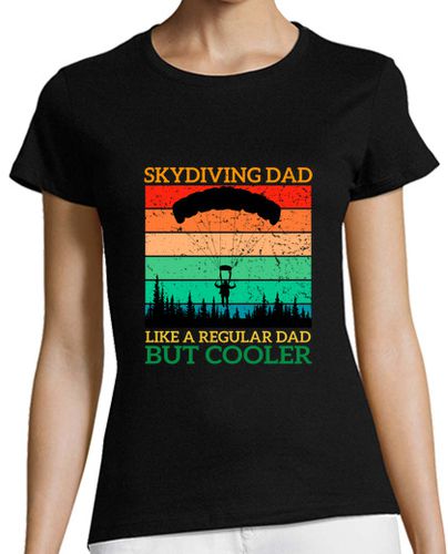 Camiseta mujer papá paracaidista como un papá normal p - latostadora.com - Modalova