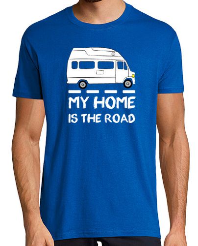 Camiseta Hombre Manga Corta my home is the road laTostadora - latostadora.com - Modalova