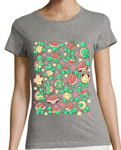 Camiseta mujer adorable tortuga camisa patrón womans - latostadora.com - Modalova