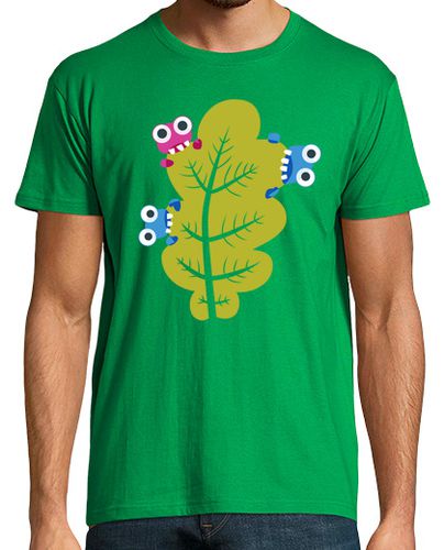 Camiseta Cute Bugs Eat Green Leaf - latostadora.com - Modalova