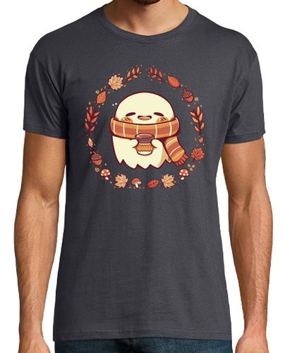 Camiseta Hombre Manga Corta vibraciones de otoño fantasmales - camisa para hombre laTostadora - latostadora.com - Modalova