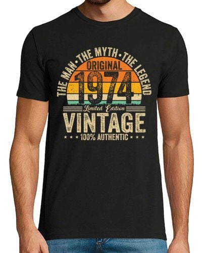 Camiseta Hombre Manga Corta 50 Cumpleaños de 1974 laTostadora - latostadora.com - Modalova