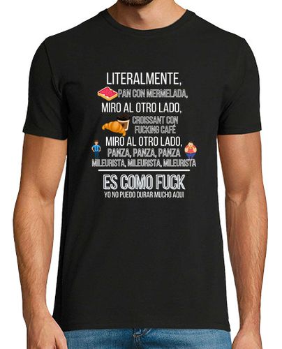 Camiseta Meme Llados Pan Con Mermelada - Fucking - latostadora.com - Modalova