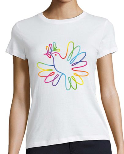 Camiseta mujer Paz, por favor, Paz - latostadora.com - Modalova