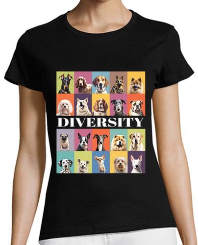 Camiseta mujer Collage perros mascotas animales - latostadora.com - Modalova