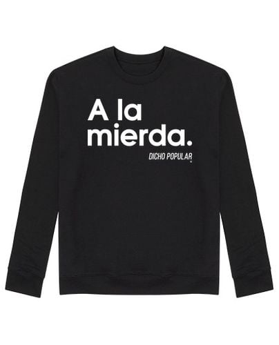 Sudadera Sin Capucha Unisex A la mierda. laTostadora - latostadora.com - Modalova