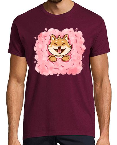 Camiseta Hombre Manga Corta algodón candy shiba inu camisa para hombre laTostadora - latostadora.com - Modalova