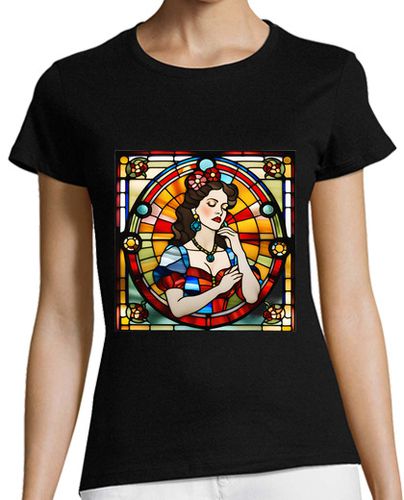 Camiseta mujer Flamenca vidriera Sevilla mujer - latostadora.com - Modalova