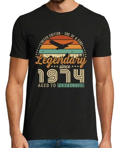 Camiseta Hombre Manga Corta legendario desde 1974 50 años laTostadora - latostadora.com - Modalova