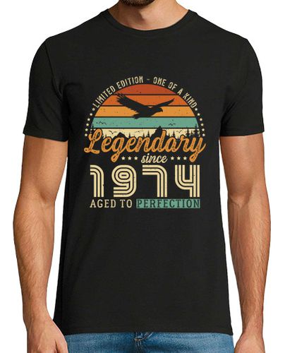 Camiseta legendario desde 1974 50 años - latostadora.com - Modalova
