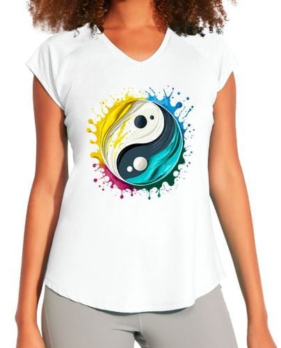 Camiseta deportiva mujer yin yang - latostadora.com - Modalova