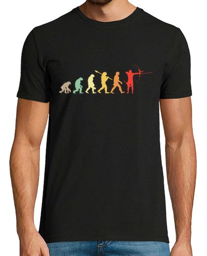 Camiseta evolución del regalo retro de tiro con - latostadora.com - Modalova