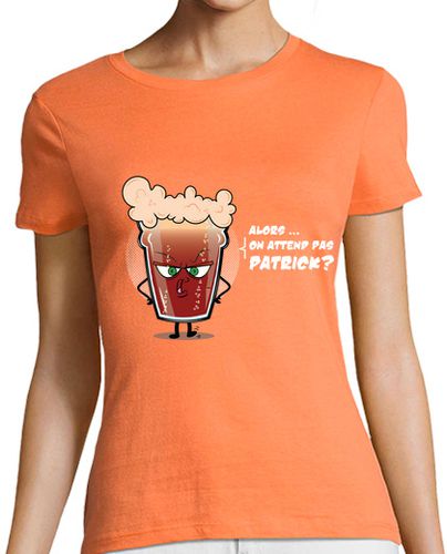 Camiseta mujer On Attend pas Patrick - latostadora.com - Modalova