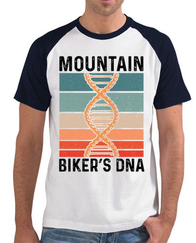 Camiseta Hombre Estilo Béisbol ciclistas de montaña adn bicicleta cade laTostadora - latostadora.com - Modalova