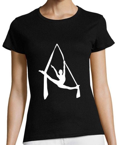 Camiseta Mujer Manga Corta sedas aéreas bailarín trapecista yoga a laTostadora - latostadora.com - Modalova