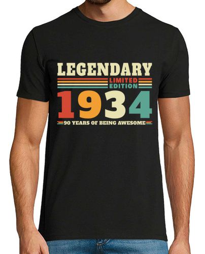 Camiseta legendario desde 1934 90 años - latostadora.com - Modalova