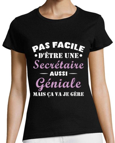 Camiseta mujer increíble secretaria divertido regalo h - latostadora.com - Modalova