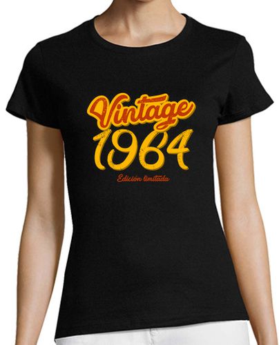 Camiseta mujer Vintage 1964 Edición Limitada - latostadora.com - Modalova