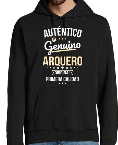 Sudadera Con Capucha Para Hombre Autentico Y Genuino Arquero Original laTostadora - latostadora.com - Modalova