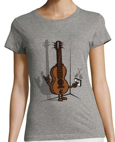 Camiseta Mujer Manga Corta Guitarra eléctrica laTostadora - latostadora.com - Modalova