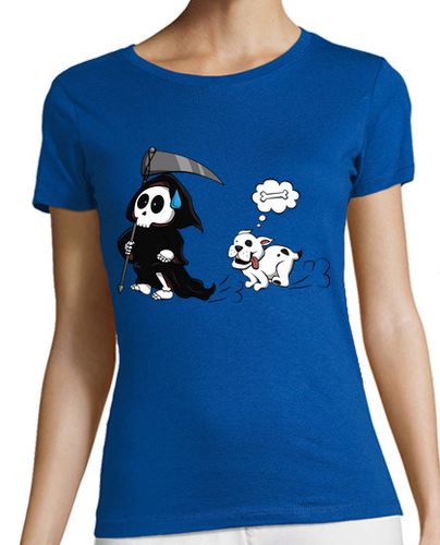 Camiseta mujer Muerte huye de perro - latostadora.com - Modalova