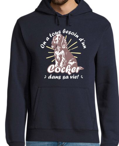 Sudadera Con Capucha Para Hombre un cocker spaniel en su vida laTostadora - latostadora.com - Modalova