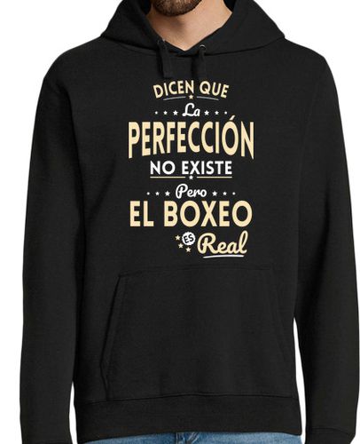 Sudadera Con Capucha Para Hombre Perfeccion No Existe Pero Boxeo Es Real laTostadora - latostadora.com - Modalova