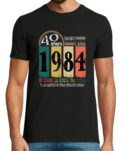 Camiseta 1984 cumpleaños 40 años dando caña regalo - latostadora.com - Modalova