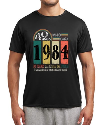 Camiseta deportiva 1984 cumpleaños 40 años dando caña regalo - latostadora.com - Modalova