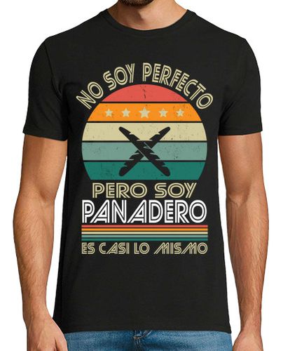 Camiseta Hombre Manga Corta No Soy Perfecto Pero Soy Panadero laTostadora - latostadora.com - Modalova