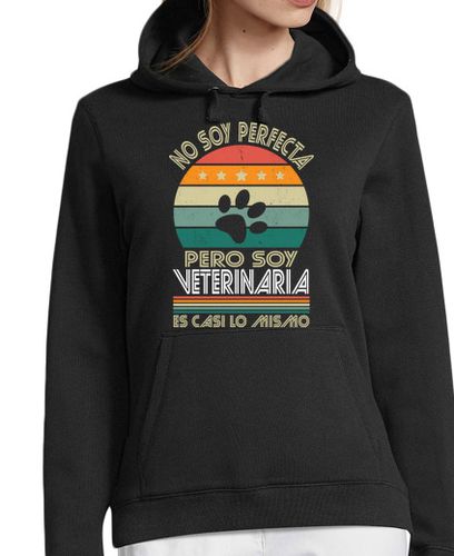 Sudadera Con Capucha Para Mujer No Soy Perfecta Pero Soy Veterinaria laTostadora - latostadora.com - Modalova