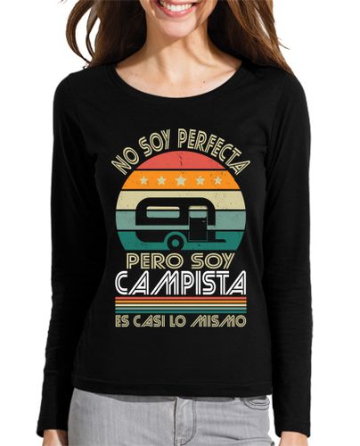 Camiseta mujer No Soy Perfecta Pero Soy Campista - latostadora.com - Modalova