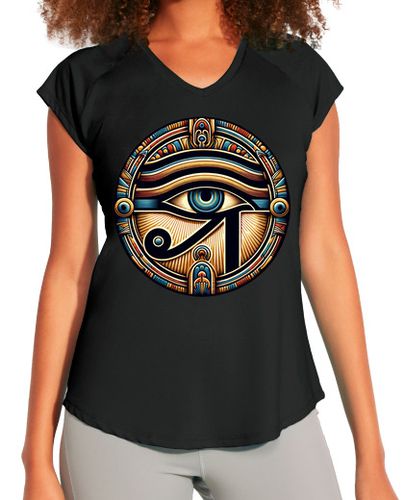 Camiseta Mujer Deportiva ojo de horus antiguo egipto arte egipci laTostadora - latostadora.com - Modalova