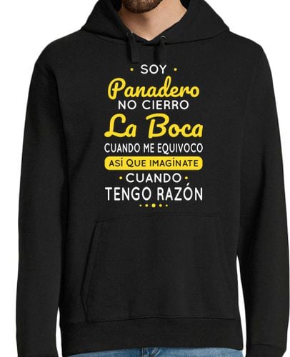 Sudadera Con Capucha Para Hombre Soy Panadero No Cierro La Boca laTostadora - latostadora.com - Modalova