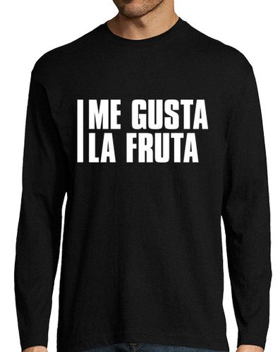 Camiseta Hombre Manga Larga me gusta la fruta laTostadora - latostadora.com - Modalova