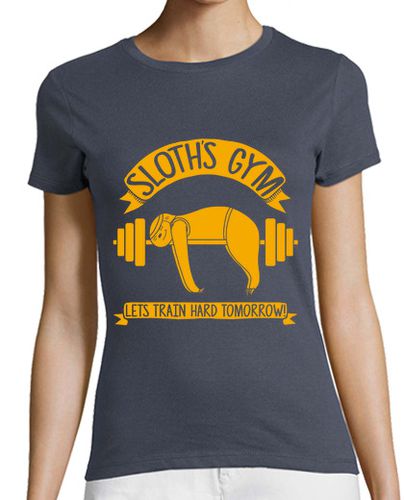 Camiseta mujer Sloth Gym - latostadora.com - Modalova