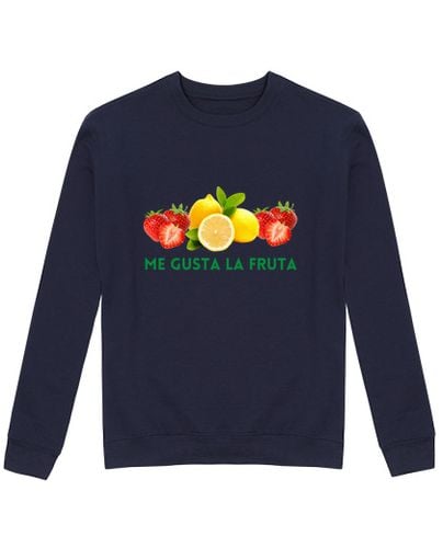 Sudadera Sin Capucha Unisex me gusta la fruta laTostadora - latostadora.com - Modalova