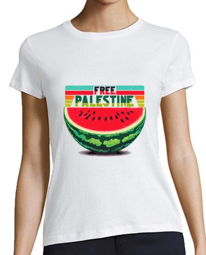 Camiseta mujer sandía palestina libre laTostadora - latostadora.com - Modalova