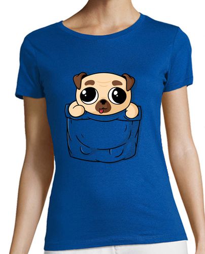 Camiseta mujer Pocket Pug Puppy - latostadora.com - Modalova