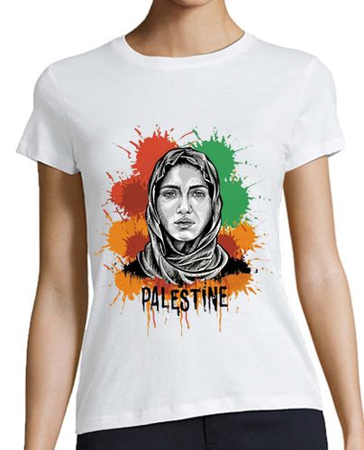 Camiseta mujer PALESTINA - latostadora.com - Modalova