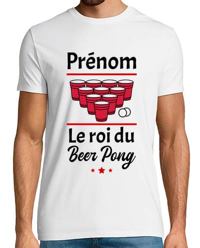 Camiseta el rey del beer pong cerveza humor - latostadora.com - Modalova