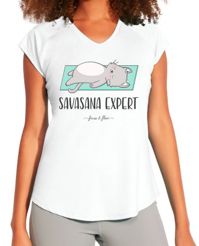 Camiseta Mujer Deportiva Camiseta Deporte Mujer Savasana Expert laTostadora - latostadora.com - Modalova