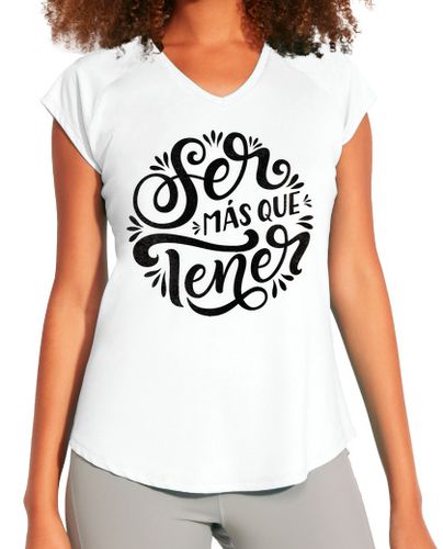 Camiseta deportiva mujer Camiseta Deportiva Mujer Ser Más Que Tener - latostadora.com - Modalova